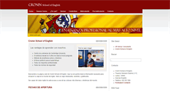 Desktop Screenshot of croninschoolofenglish.com