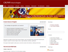 Tablet Screenshot of croninschoolofenglish.com